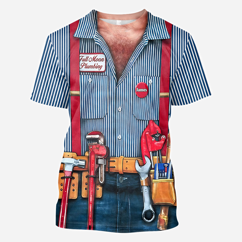 My Mechanic Man - Personalized Mechanic All Over Shirt