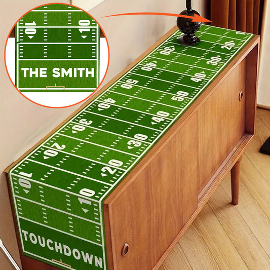 From The Field To The Tabel - Personalized Football Table Runner