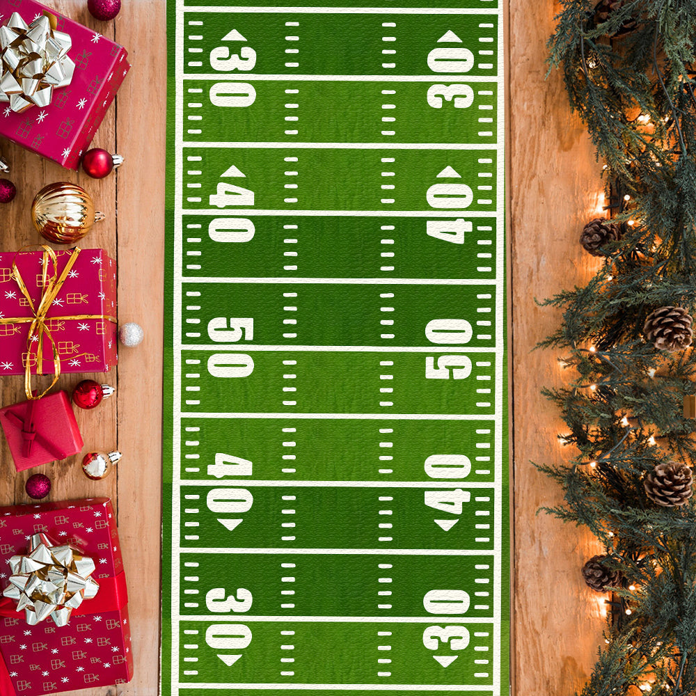 From The Field To The Tabel - Personalized Football Table Runner