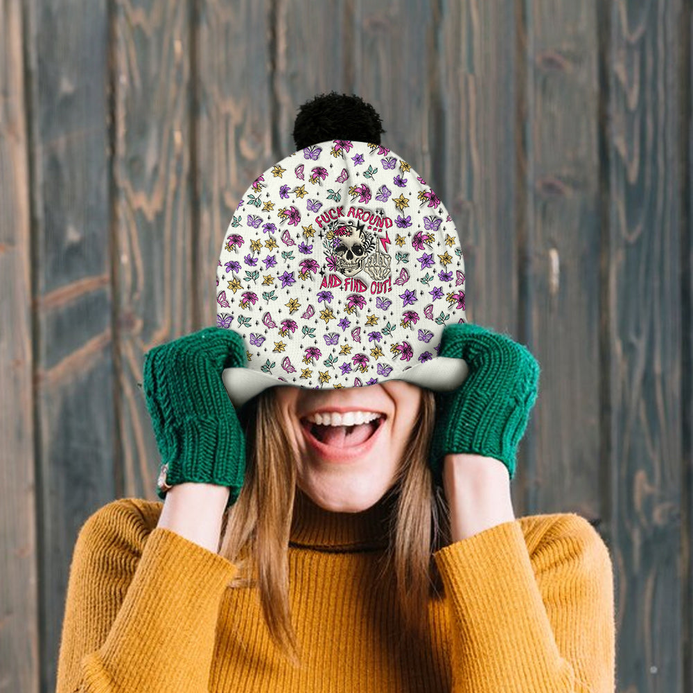 Fais des bêtises et découvre-le - Bonnet personnalisé tête de mort