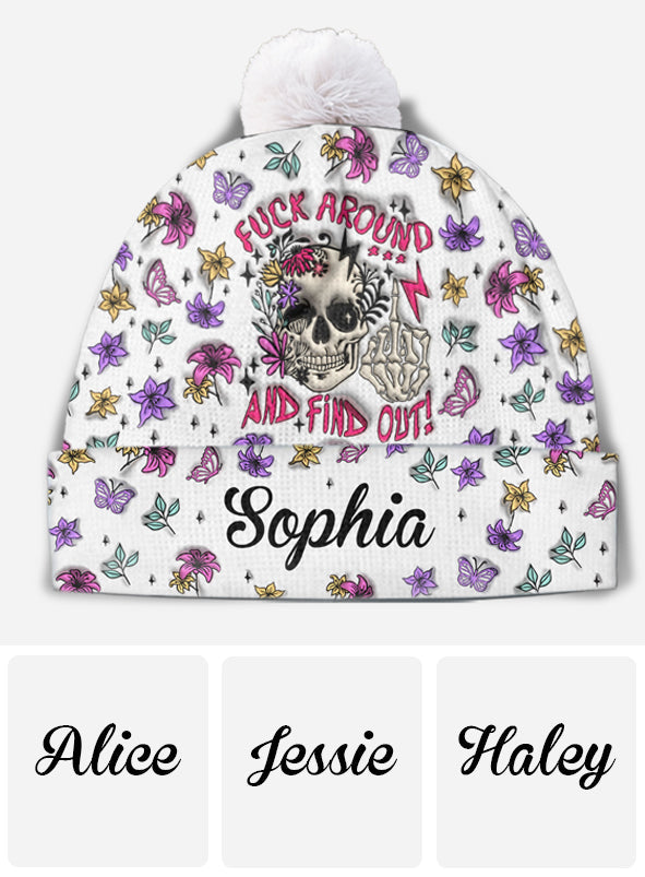 Fais des bêtises et découvre-le - Bonnet personnalisé tête de mort