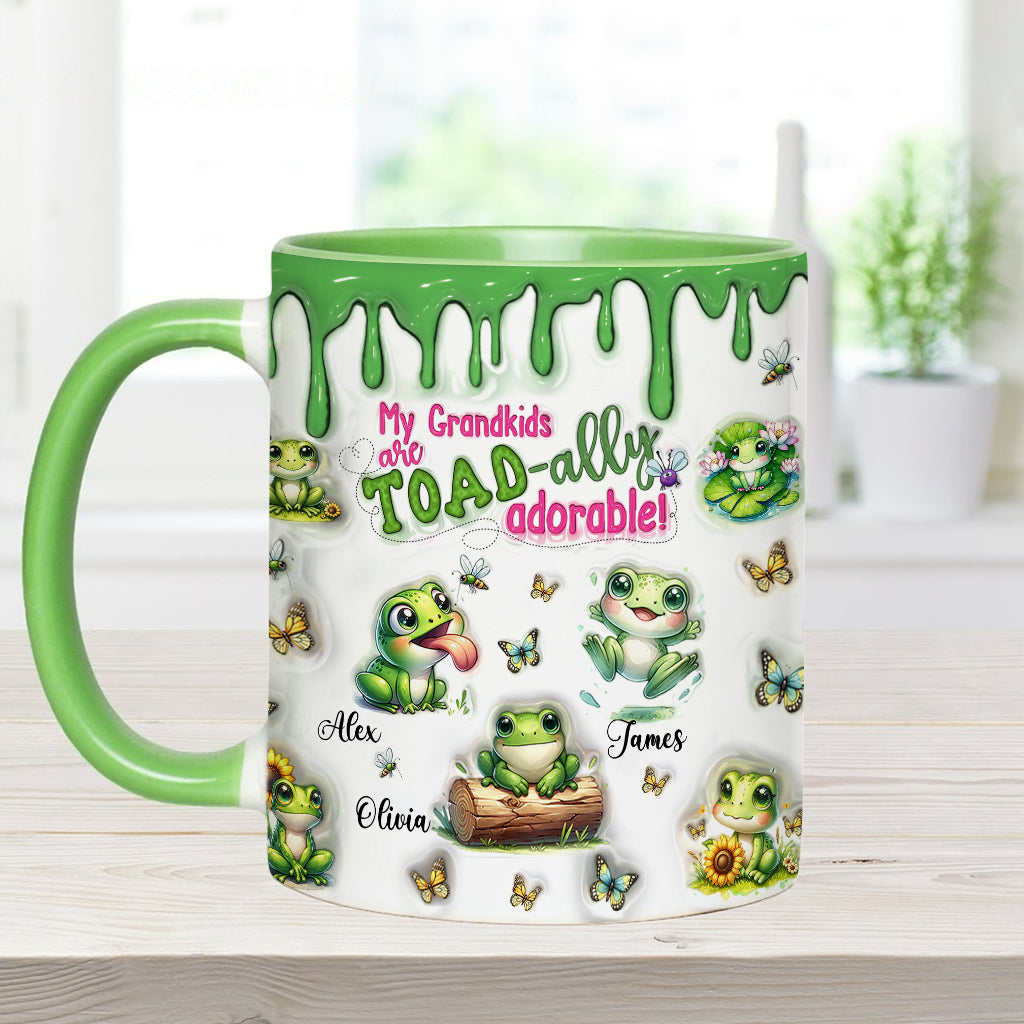 Toad-ally Adorable - Personalized Frog Accent Mug