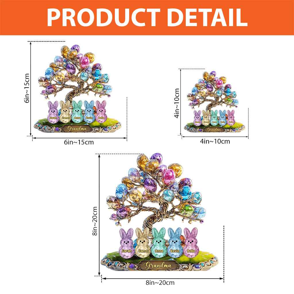 Grandma's Peeps - Personalized Grandma Custom Shaped Acrylic Plaque