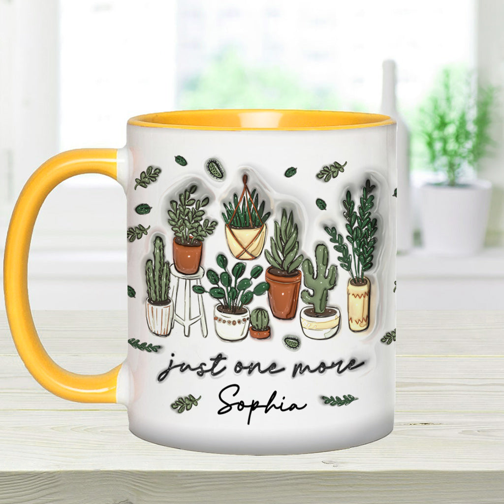 Just One More - Personalized Gardening Accent Mug