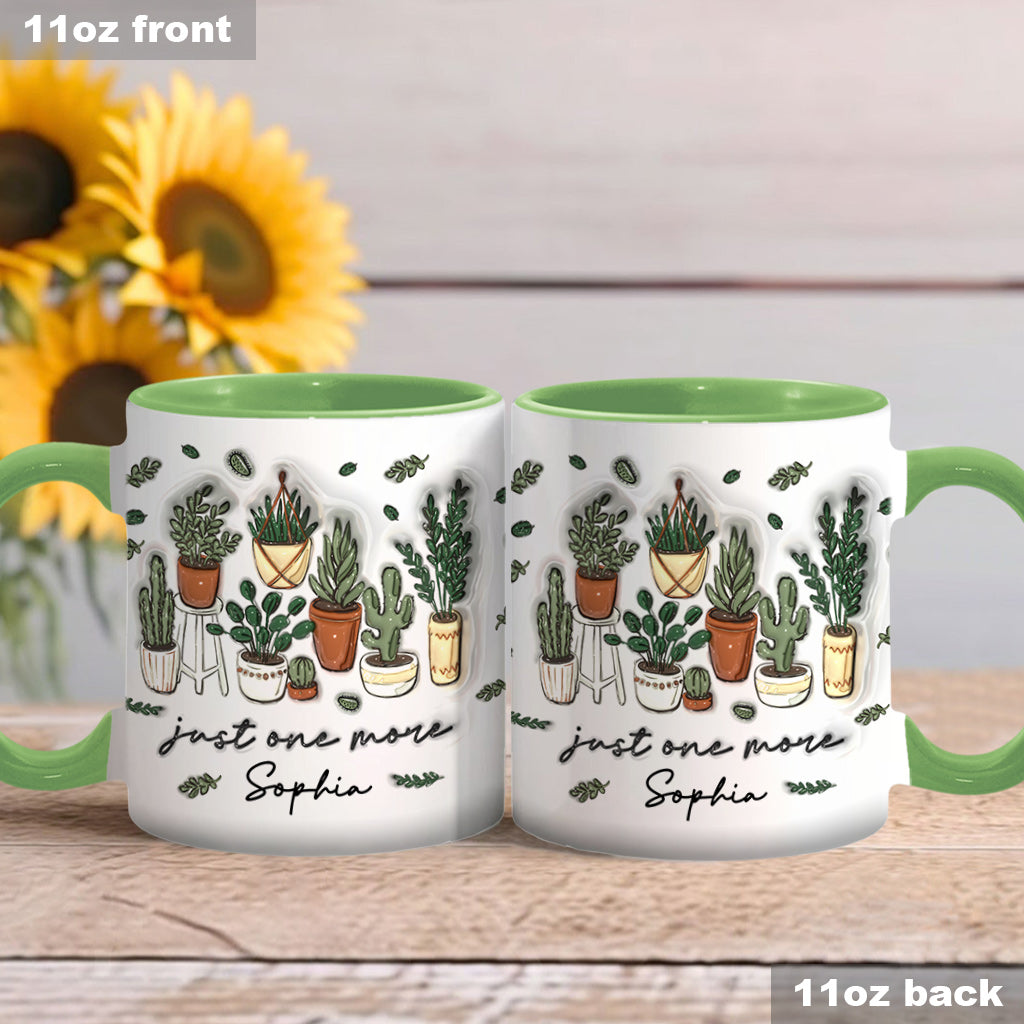 Just One More - Personalized Gardening Accent Mug