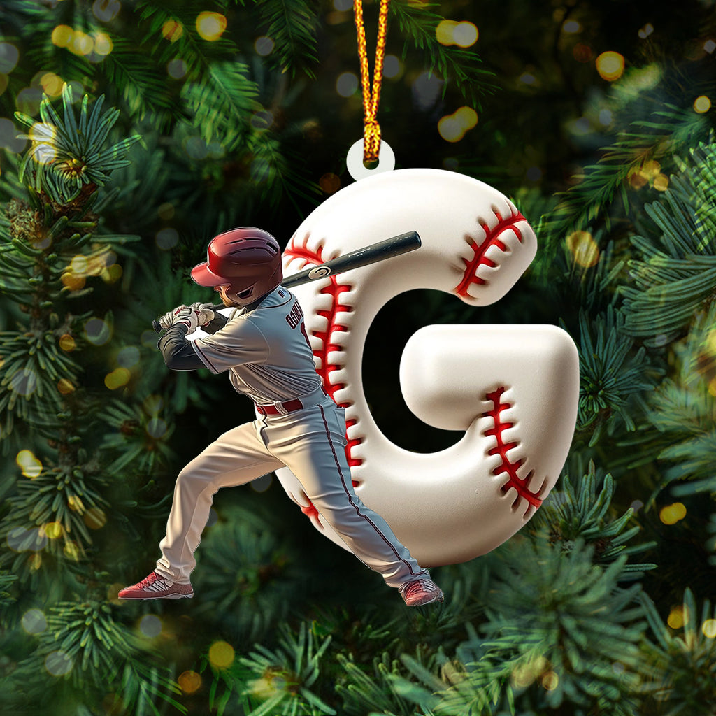 Best Player Ever - Personalized Baseball Ornament