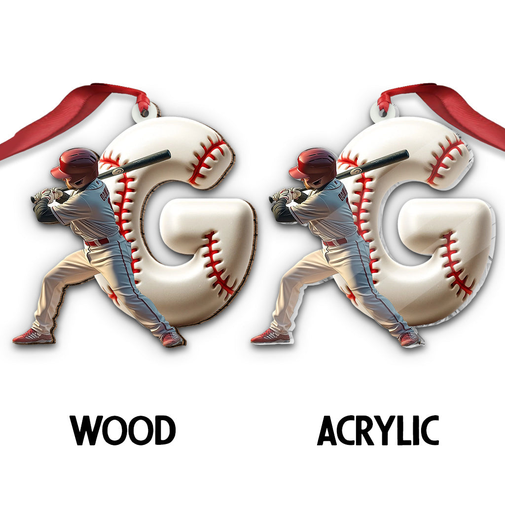 Best Player Ever - Personalized Baseball Ornament