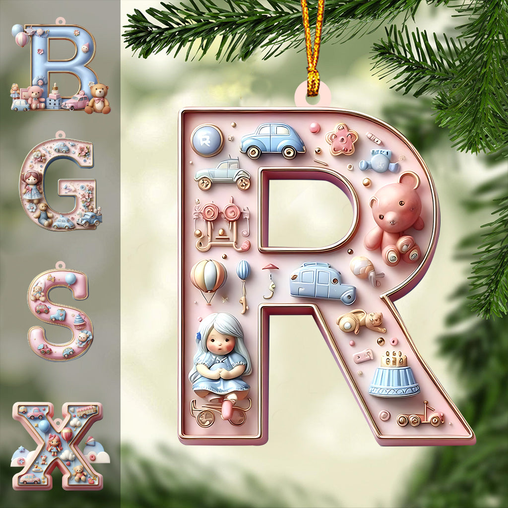 Merry Christmas - Personalized Kid Ornament