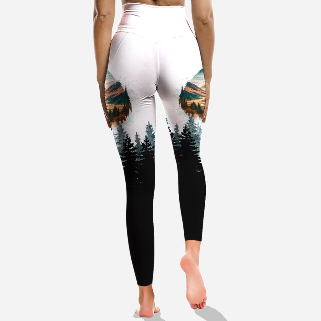 Fille à cheval - Sweat à capuche et leggings personnalisés sur le thème des chevaux