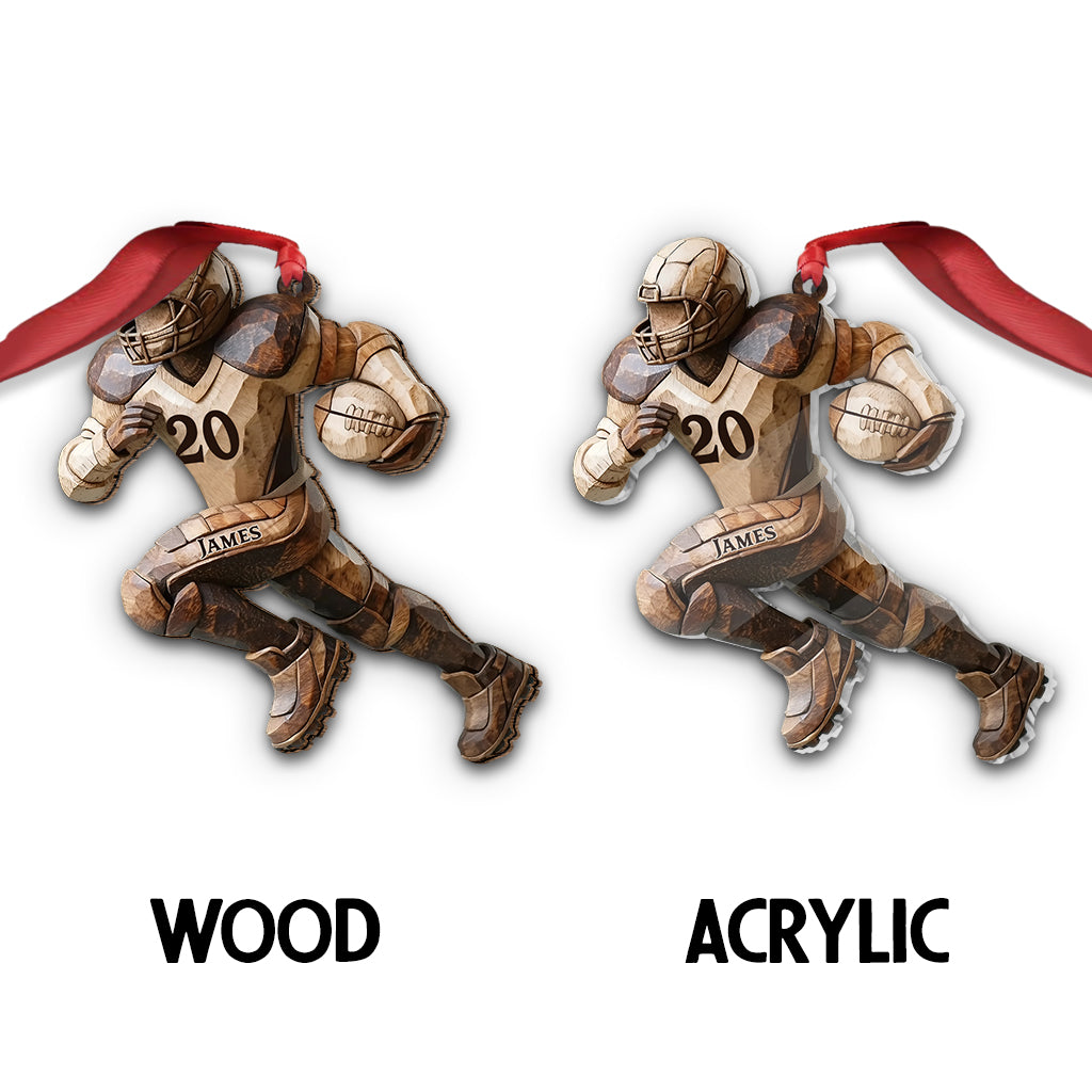 Strong One - Personalized Football Ornament