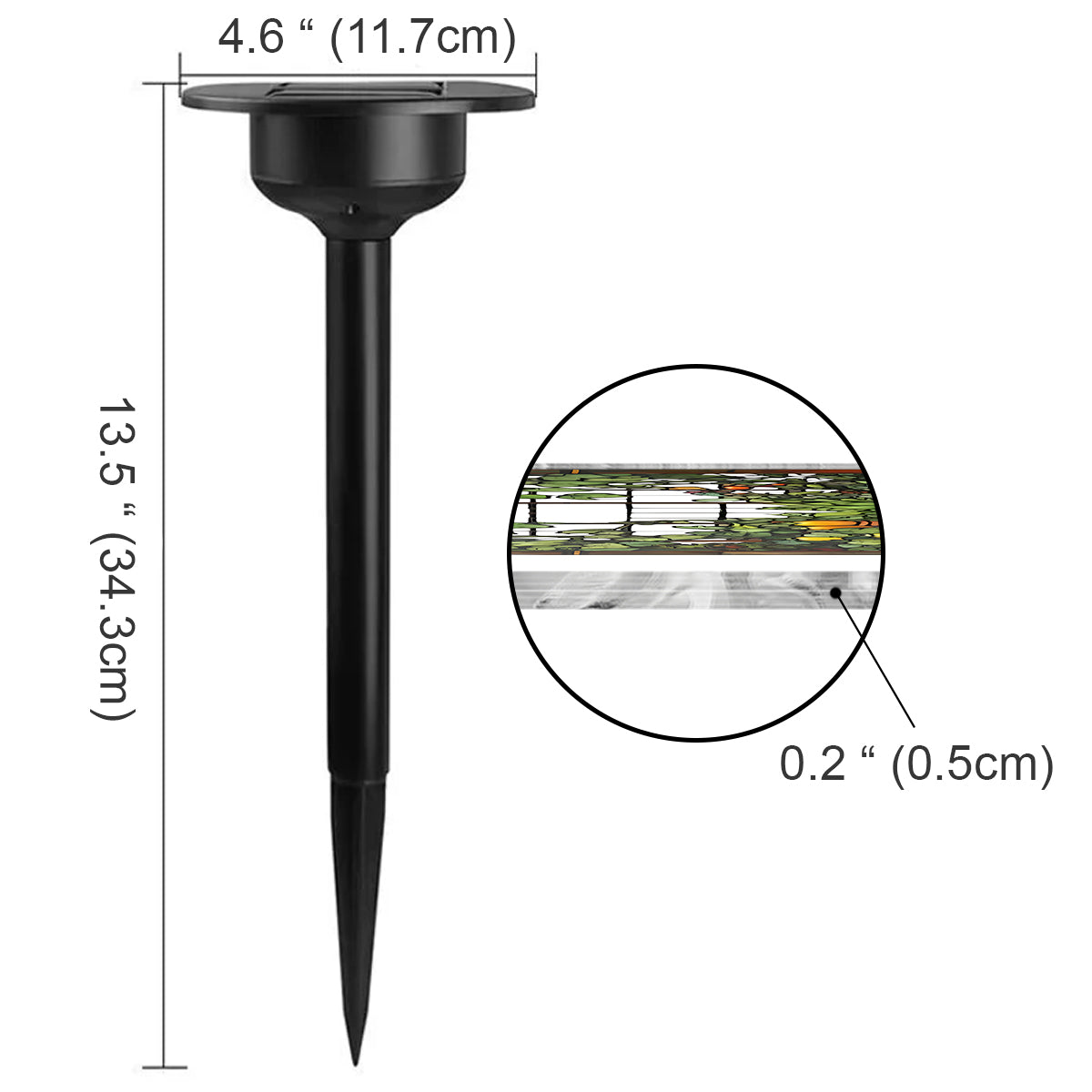 Serre - Lampe solaire de jardin personnalisée