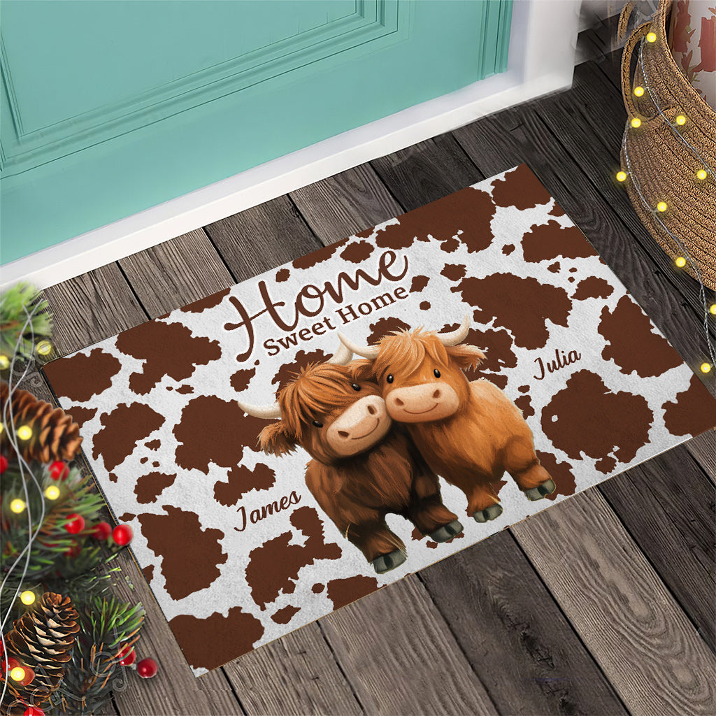 Doux foyer - Paillasson personnalisé