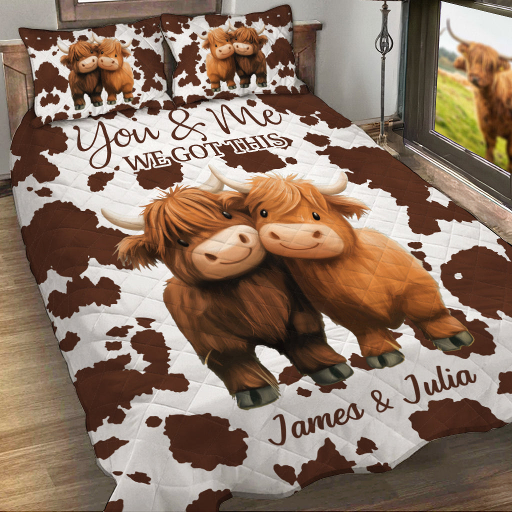 You And Me We Got This - Personalized Quilt Set