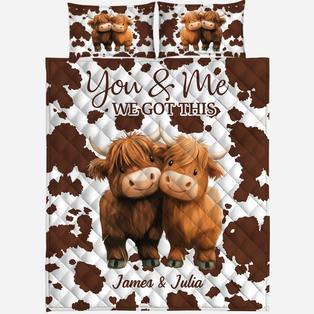 You And Me We Got This - Personalized Quilt Set