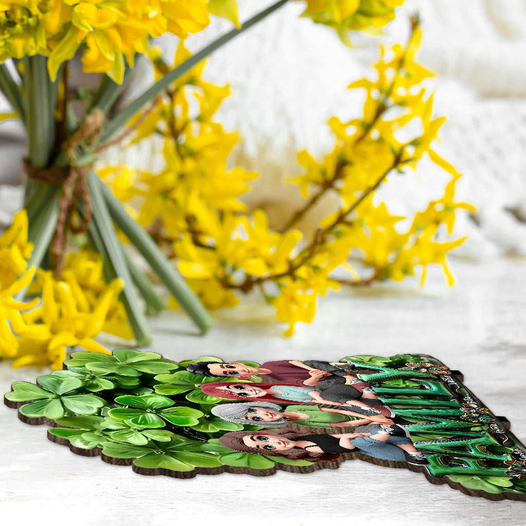 Bonne fête de la Saint-Patrick ! Décoration personnalisée pour la Saint-Patrick, 1 grand panneau autoportant à un niveau.