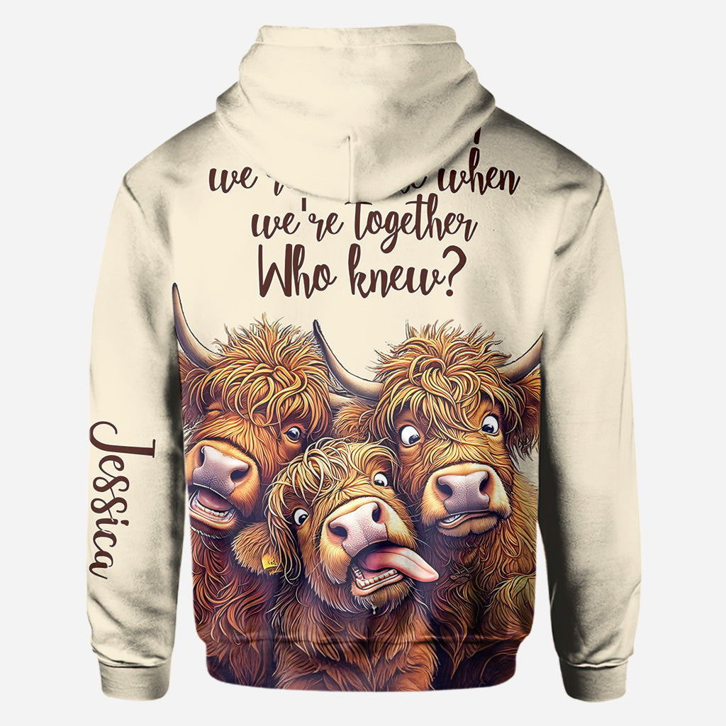 Apparently We're Trouble - Personalized Bestie All Over Shirt