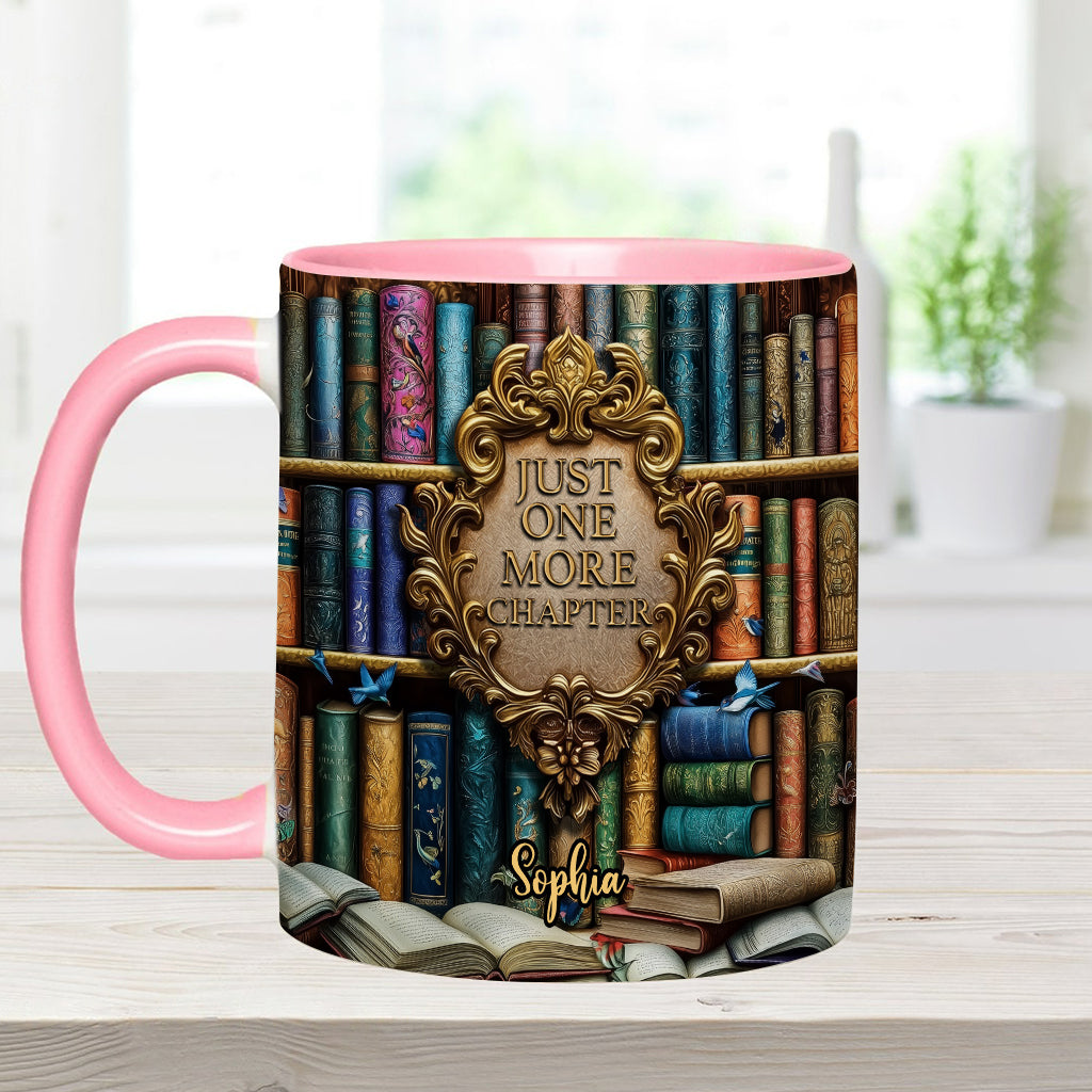 Just One More Chapter - Personalized Book Accent Mug