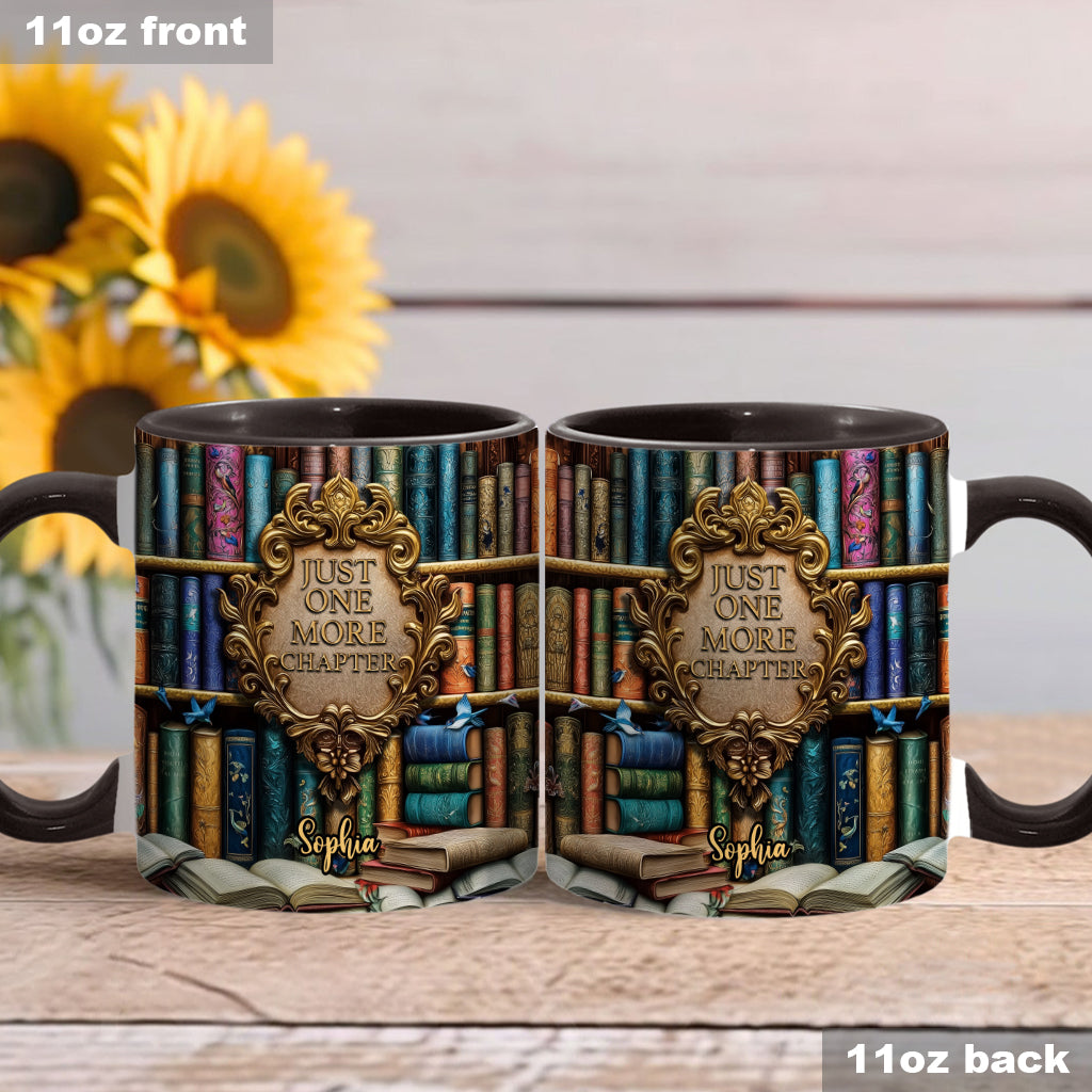 Just One More Chapter - Personalized Book Accent Mug