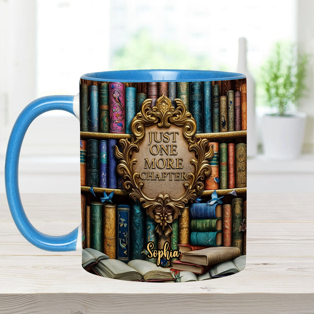 Just One More Chapter - Personalized Book Accent Mug