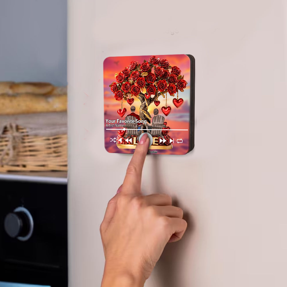 Perfect - Personalized Couple Music Fridge Magnet