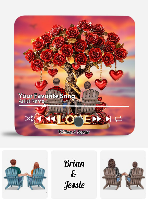 Perfect - Personalized Couple Music Fridge Magnet