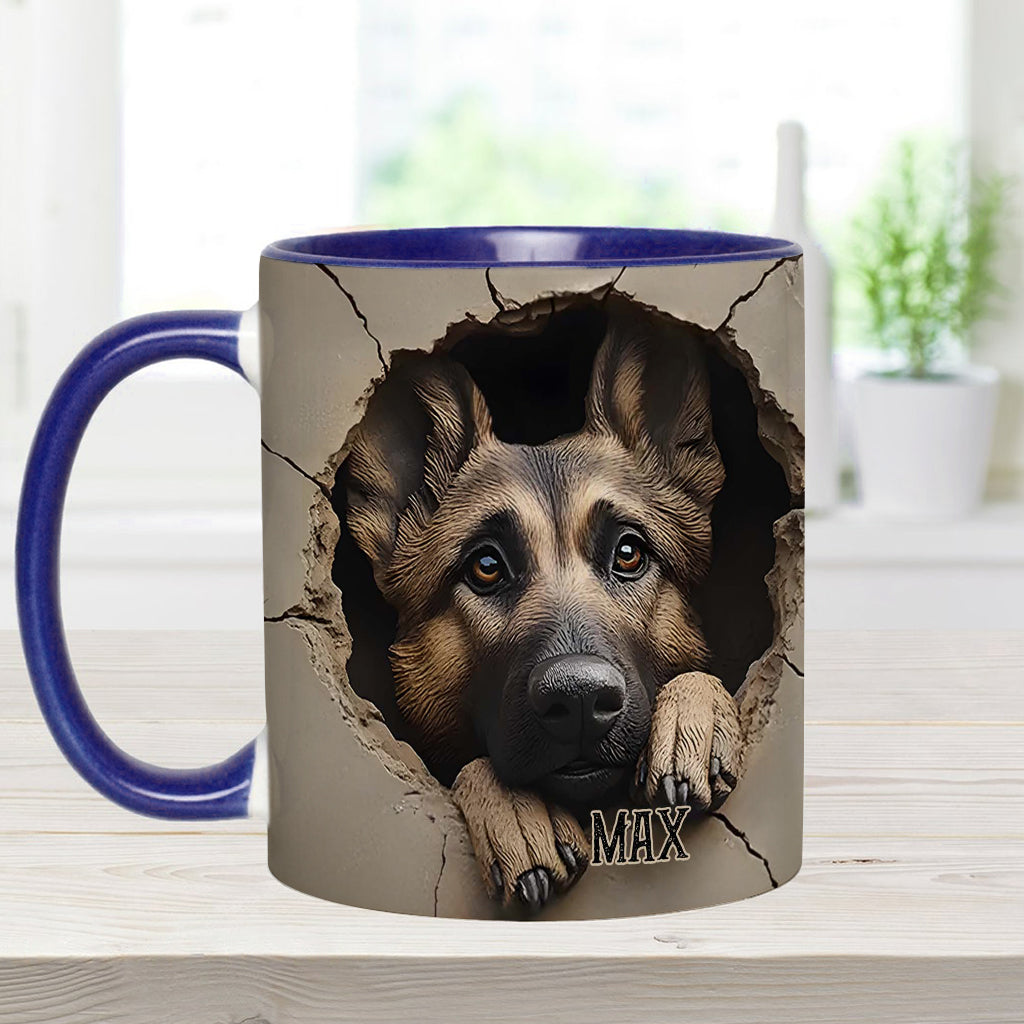 German Shepherd Lover - Personalized Dog Accent Mug