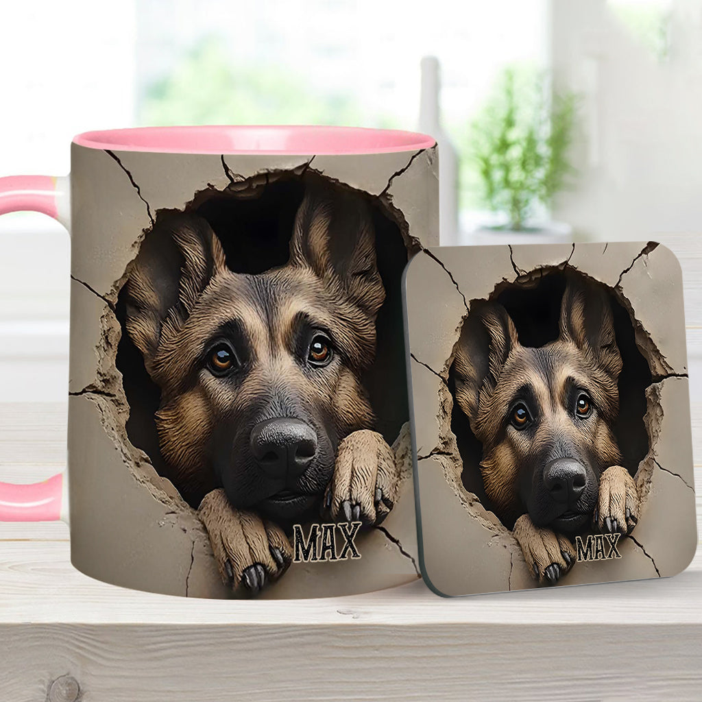 German Shepherd Lover - Personalized Dog Accent Mug