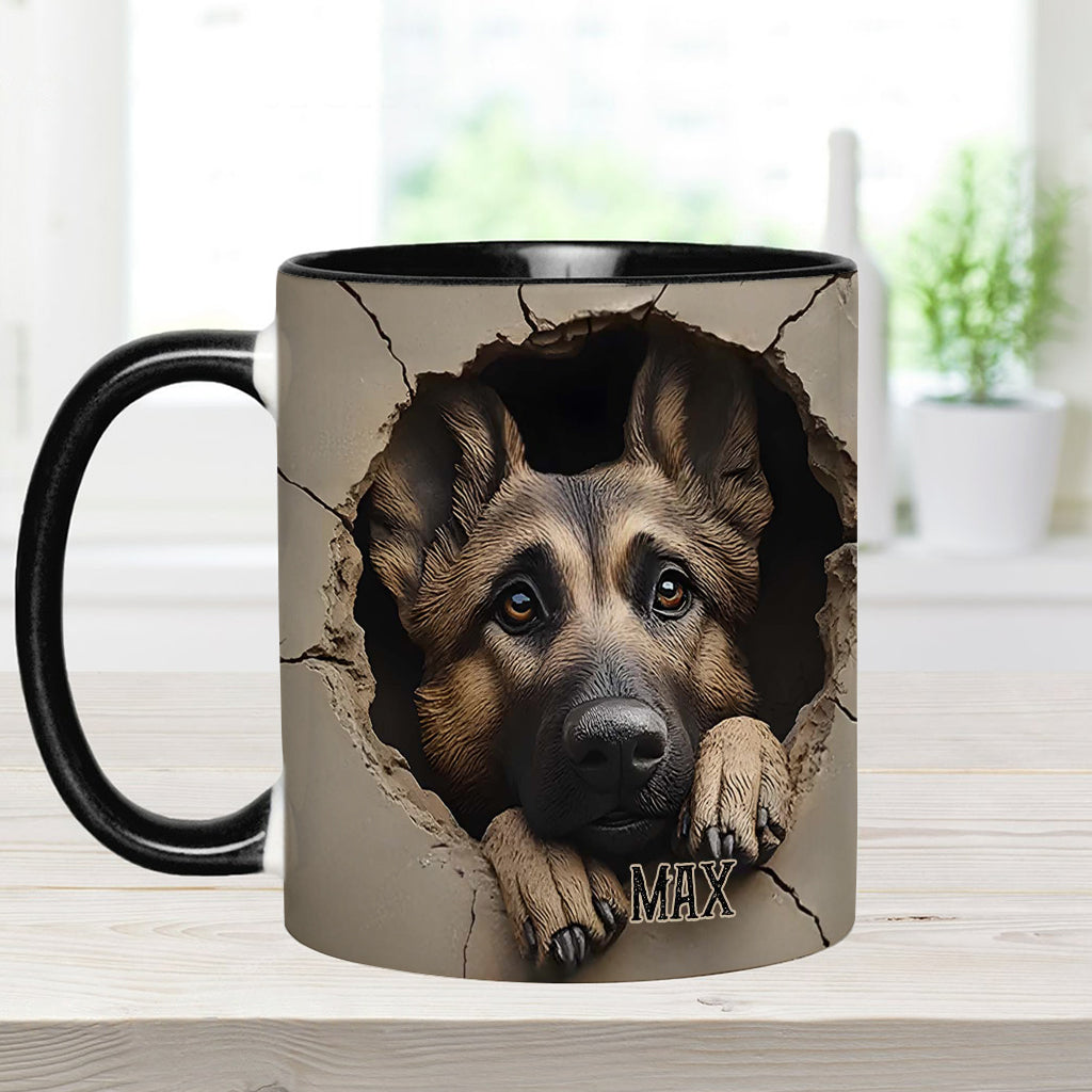 German Shepherd Lover - Personalized Dog Accent Mug