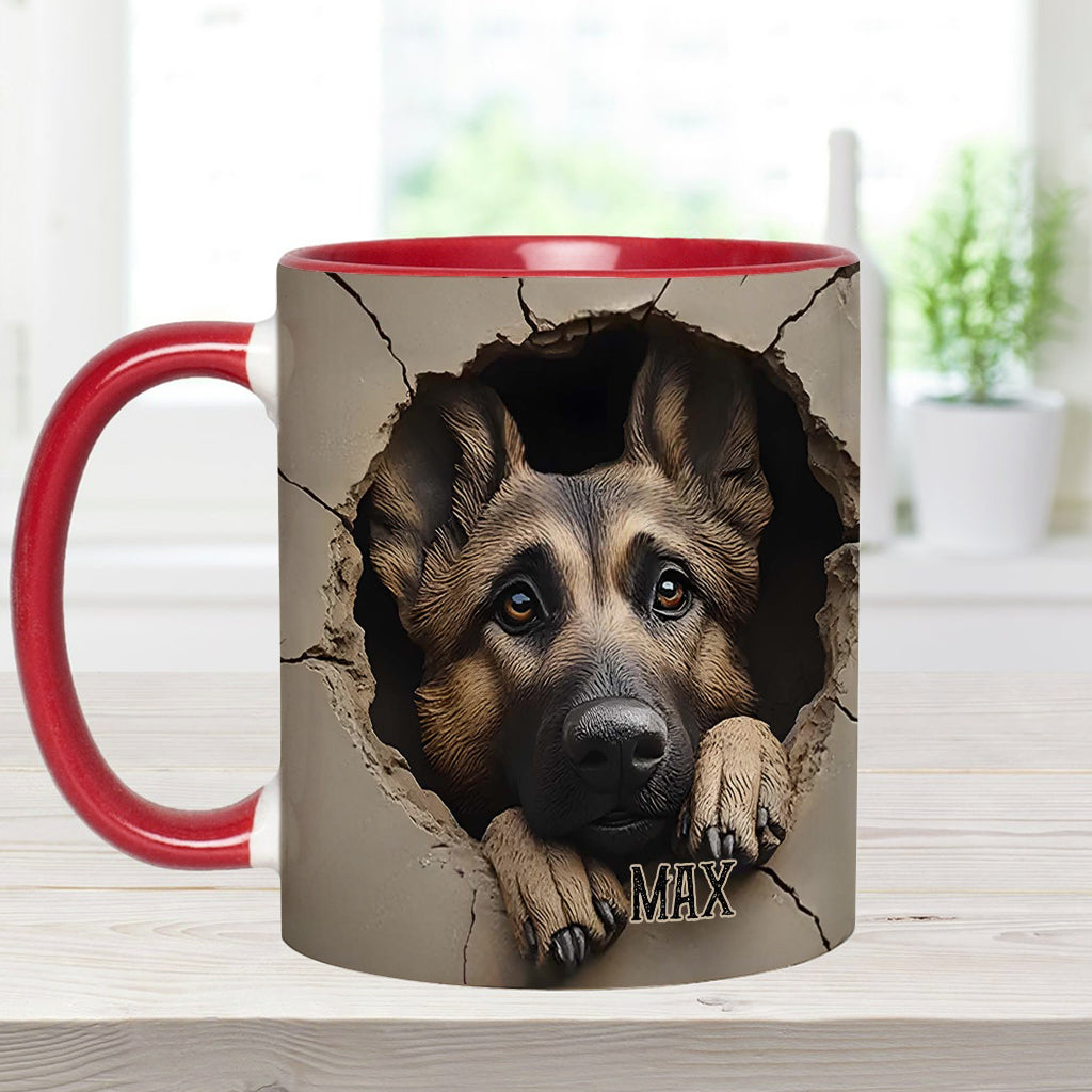 German Shepherd Lover - Personalized Dog Accent Mug