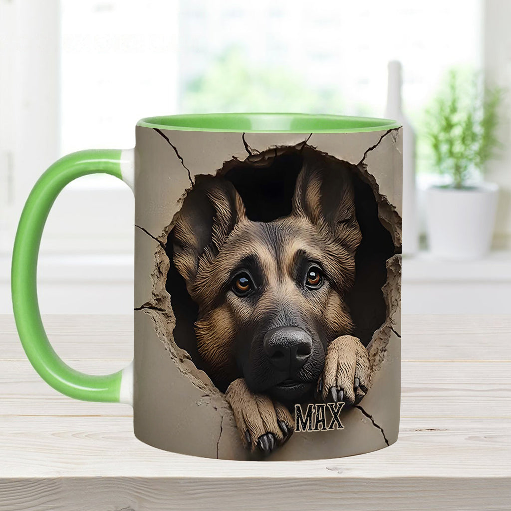 German Shepherd Lover - Personalized Dog Accent Mug