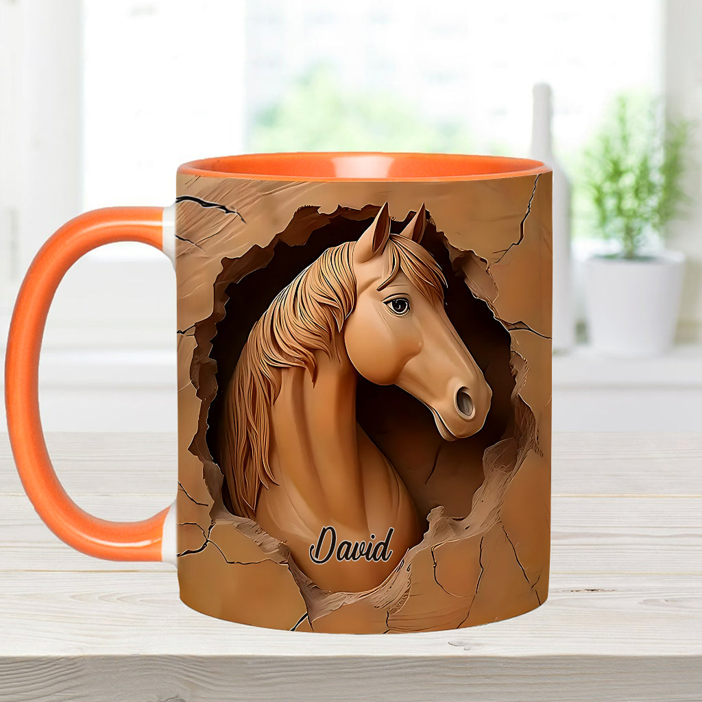 Love Horse - Personalized Horse Accent Mug