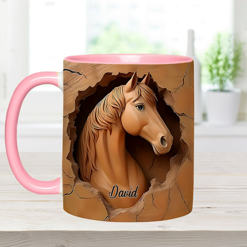 Love Horse - Personalized Horse Accent Mug