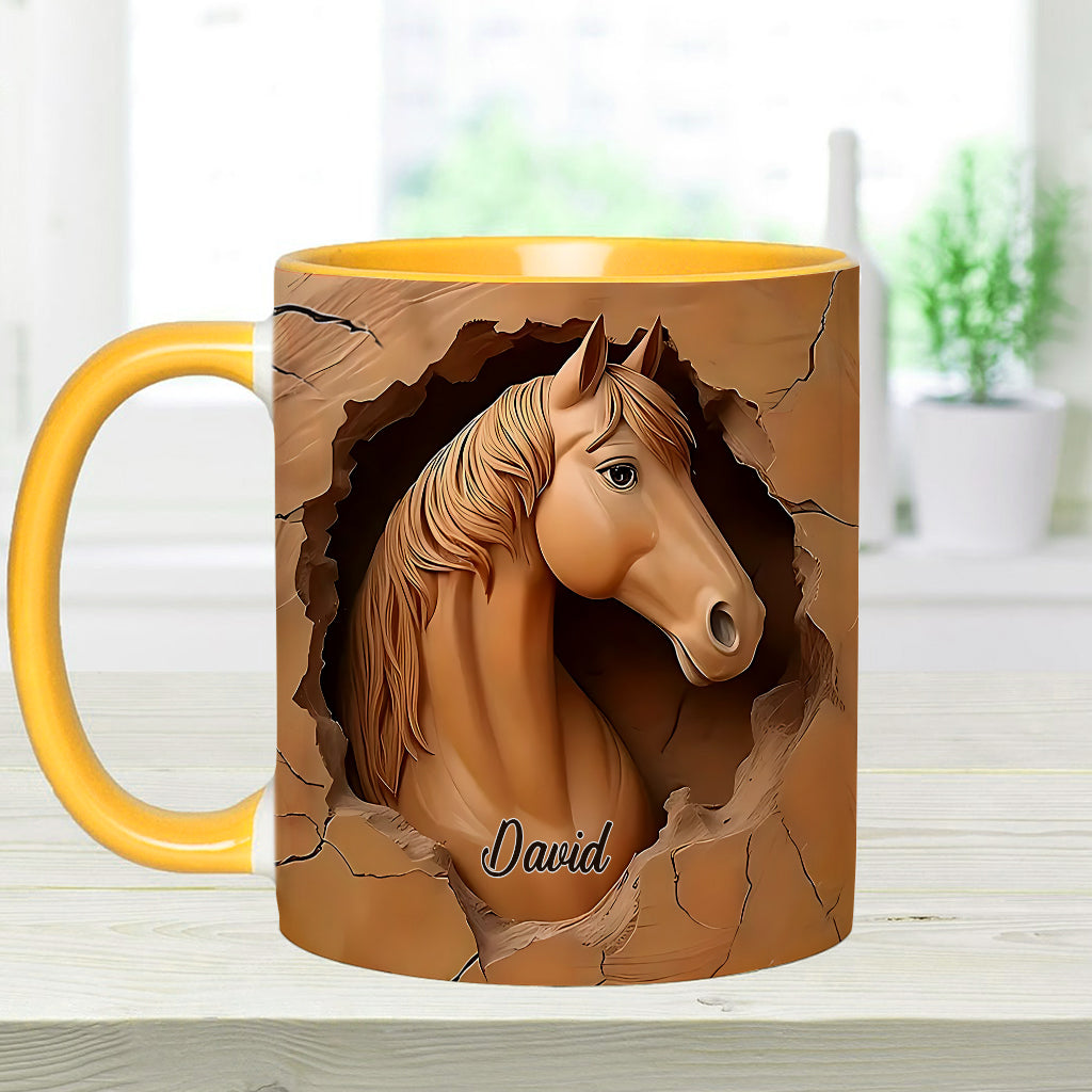 Love Horse - Personalized Horse Accent Mug