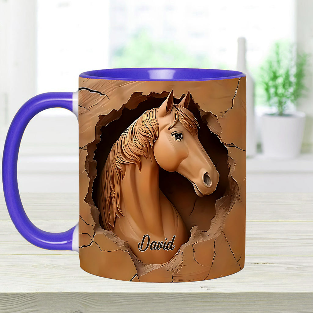 Love Horse - Personalized Horse Accent Mug