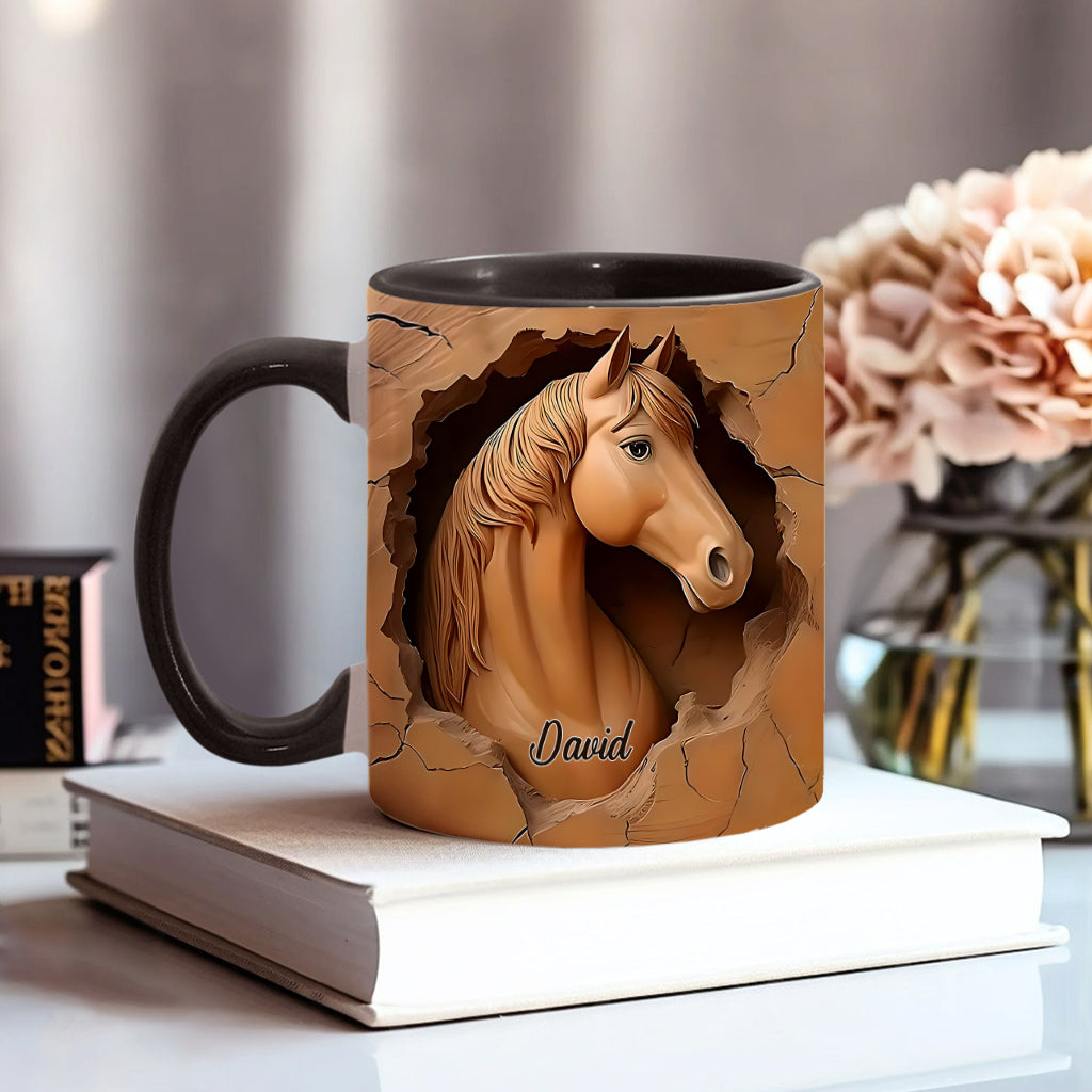 Love Horse - Personalized Horse Accent Mug