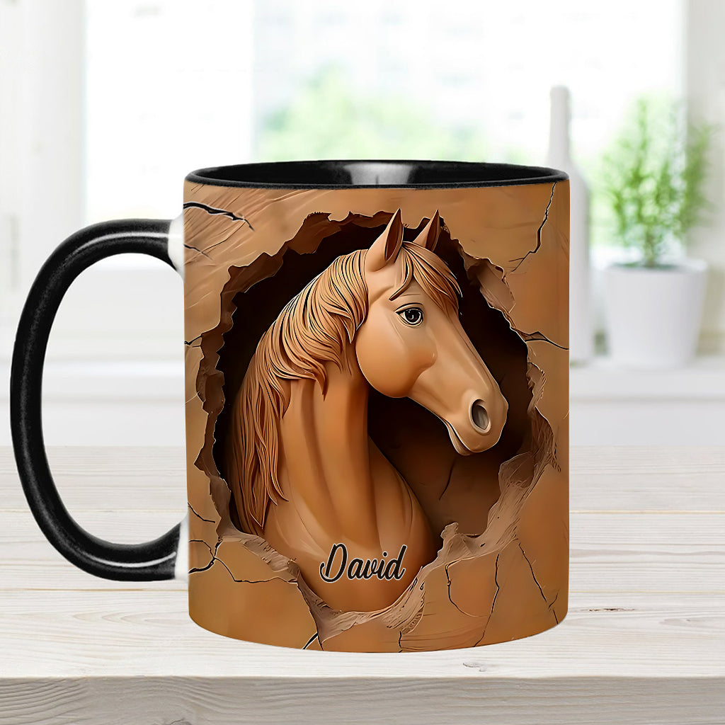 Love Horse - Personalized Horse Accent Mug
