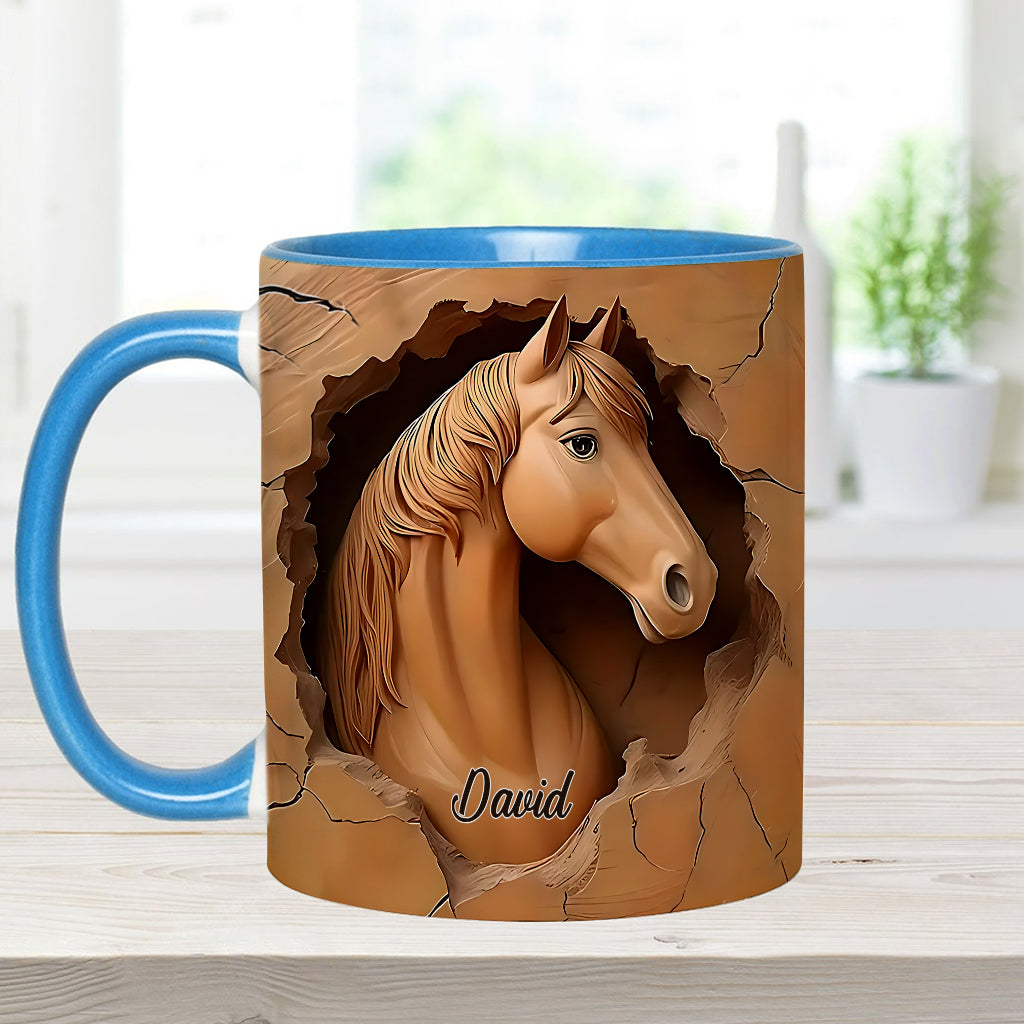 Love Horse - Personalized Horse Accent Mug