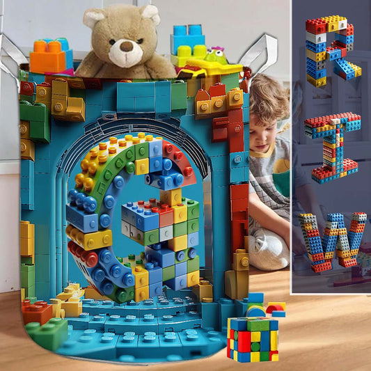 Panier de rangement personnalisé pour enfants - Lettres de l'alphabet