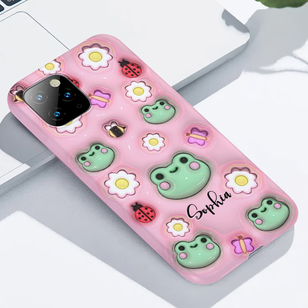 Coque de téléphone personnalisée « Grenouilles » - Motif grenouille intégral