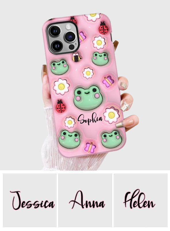 Coque de téléphone personnalisée « Grenouilles » - Motif grenouille intégral