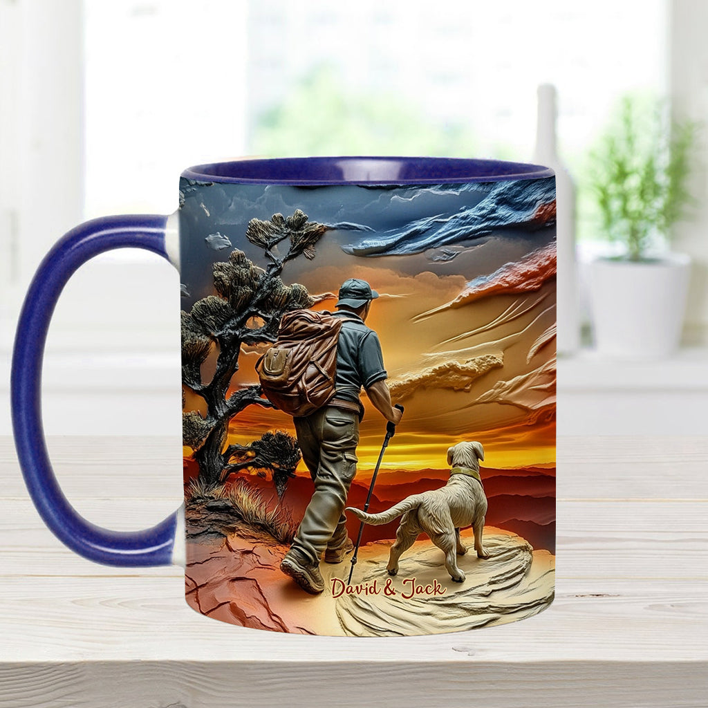 Tous ceux qui errent ne sont pas perdus - Mug de randonnée personnalisé