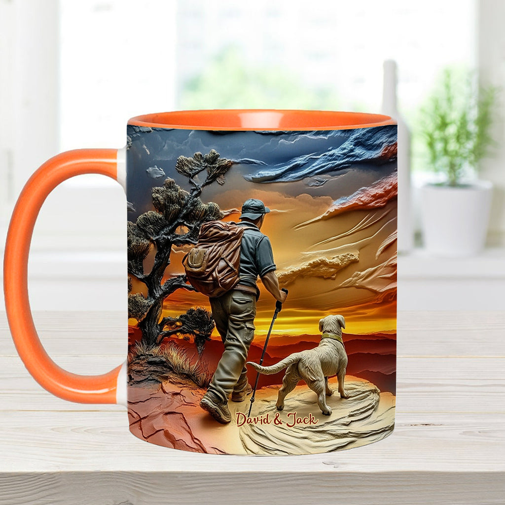 Tous ceux qui errent ne sont pas perdus - Mug de randonnée personnalisé