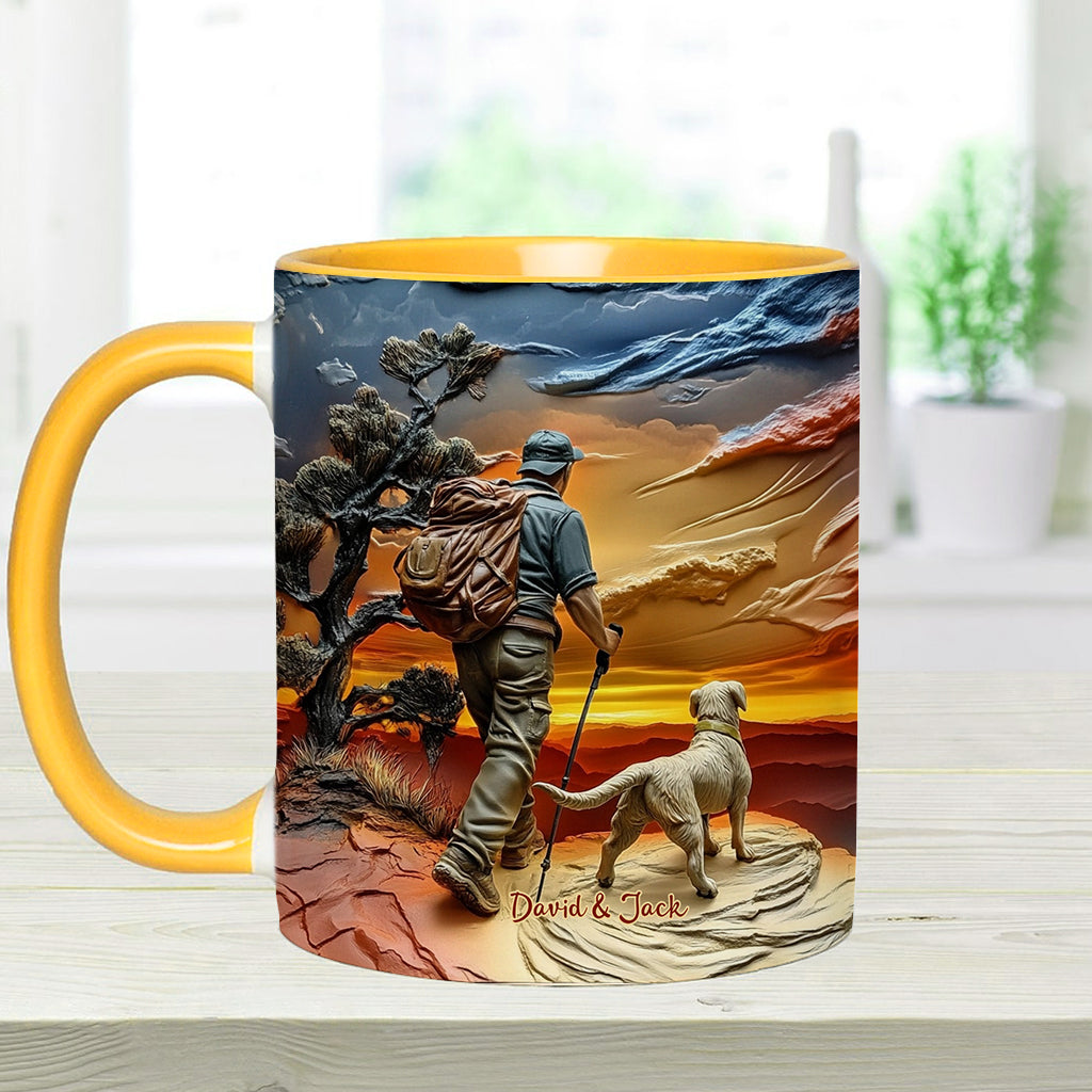 Tous ceux qui errent ne sont pas perdus - Mug de randonnée personnalisé