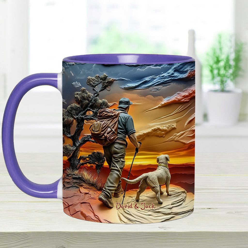 Tous ceux qui errent ne sont pas perdus - Mug de randonnée personnalisé