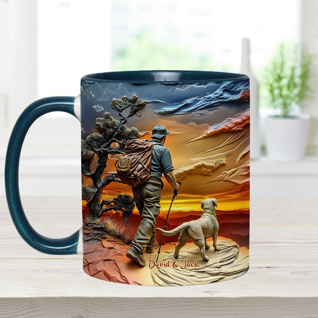 Tous ceux qui errent ne sont pas perdus - Mug de randonnée personnalisé
