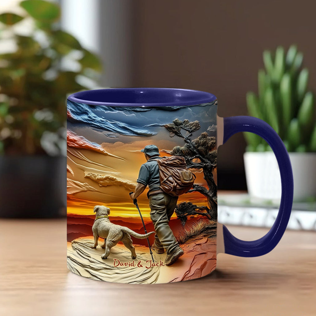Tous ceux qui errent ne sont pas perdus - Mug de randonnée personnalisé