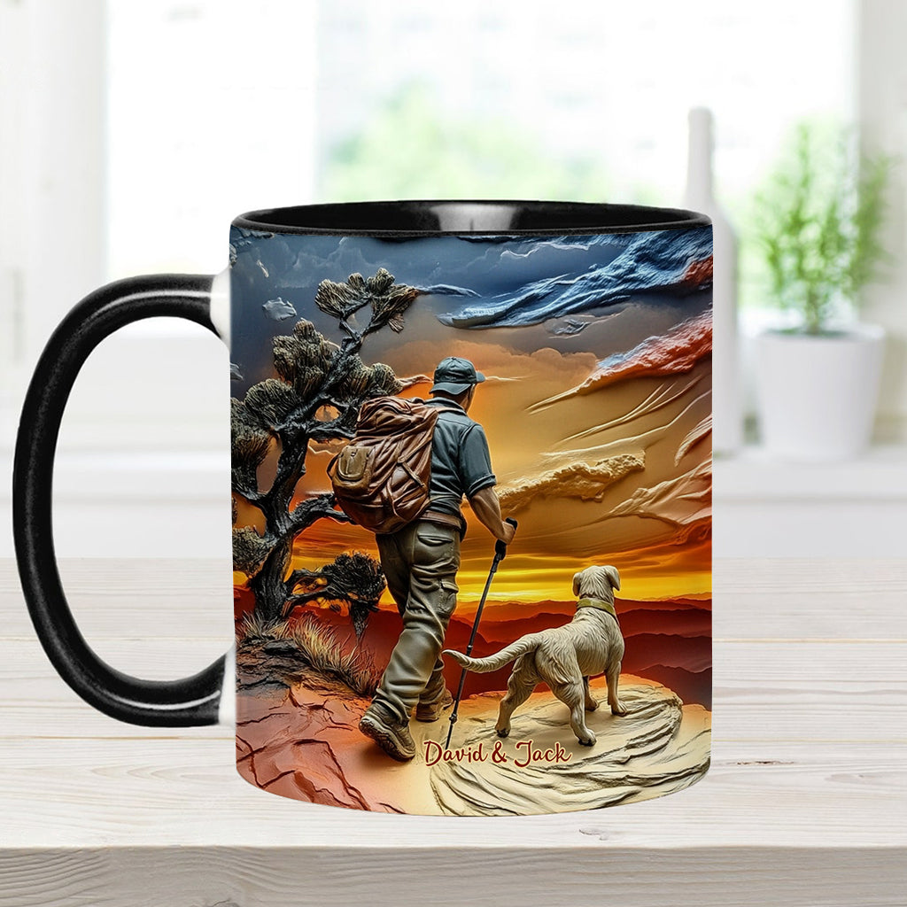 Tous ceux qui errent ne sont pas perdus - Mug de randonnée personnalisé