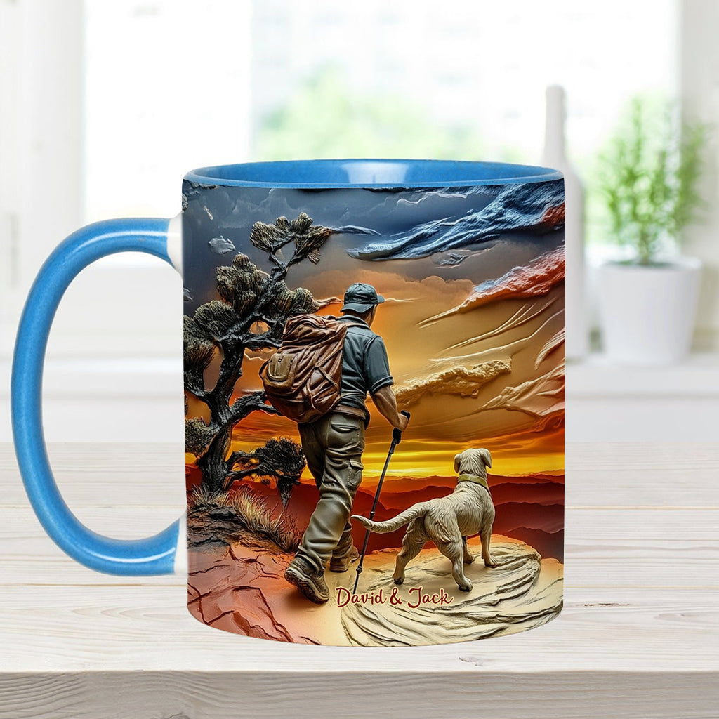 Tous ceux qui errent ne sont pas perdus - Mug de randonnée personnalisé