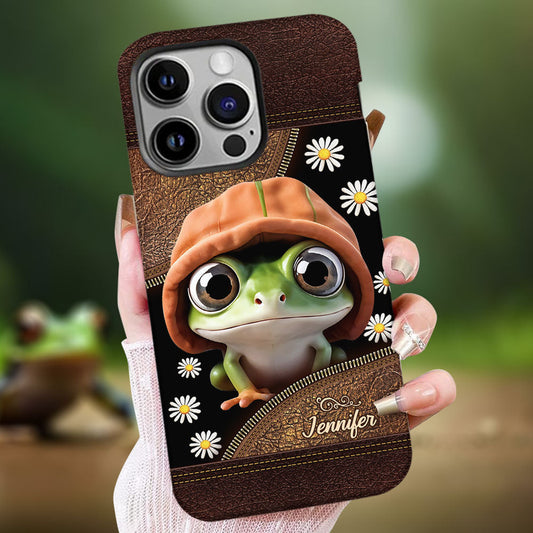 Coque de téléphone personnalisée « Grenouilles » - Motif grenouille intégral