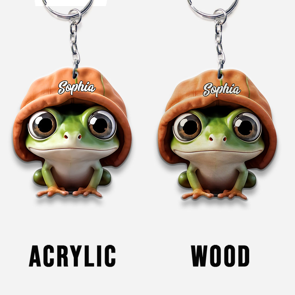 Adorable Frog - Personalized Frog Keychain